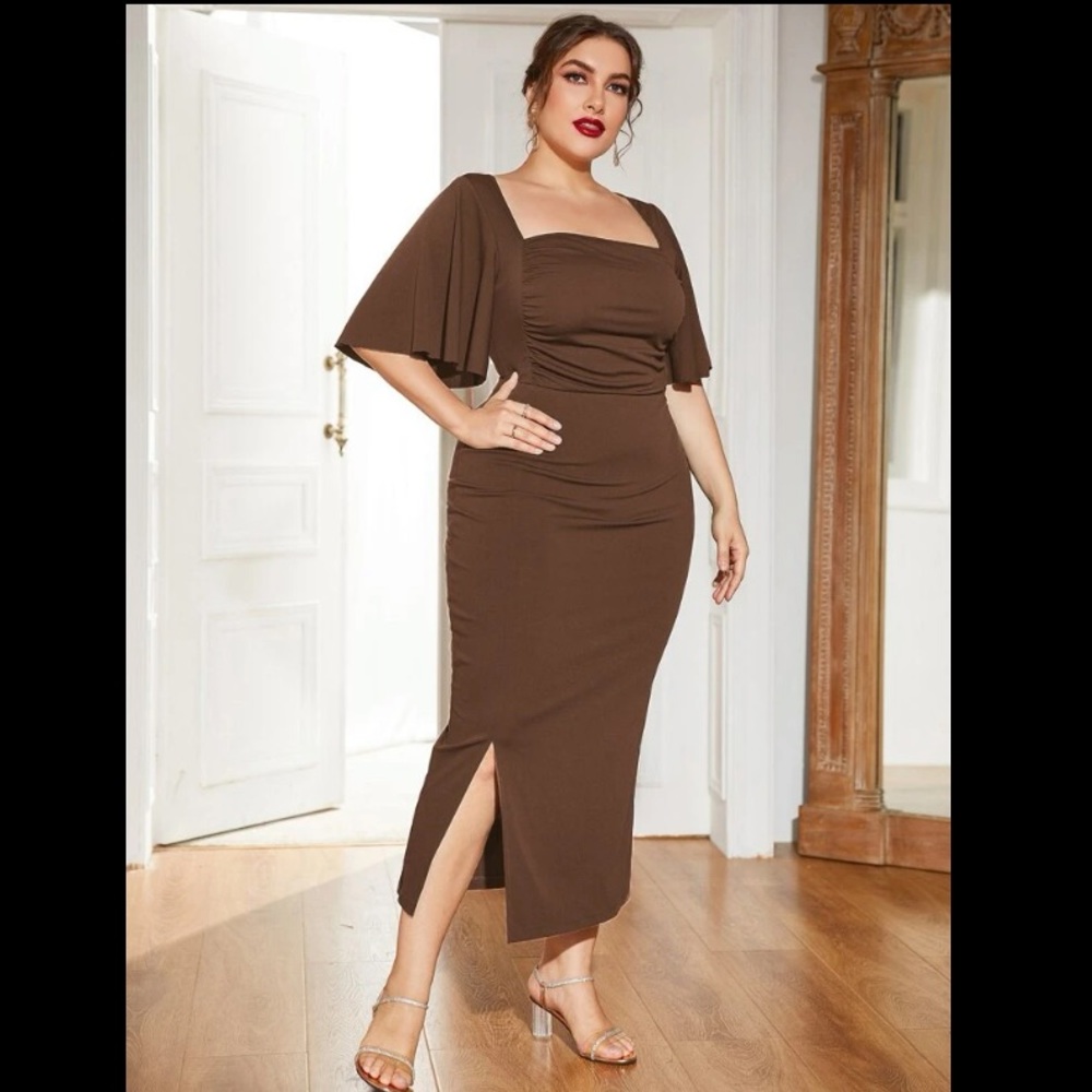 Brown Dress